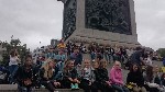 Euroway students at Trafalgar Square / 2015